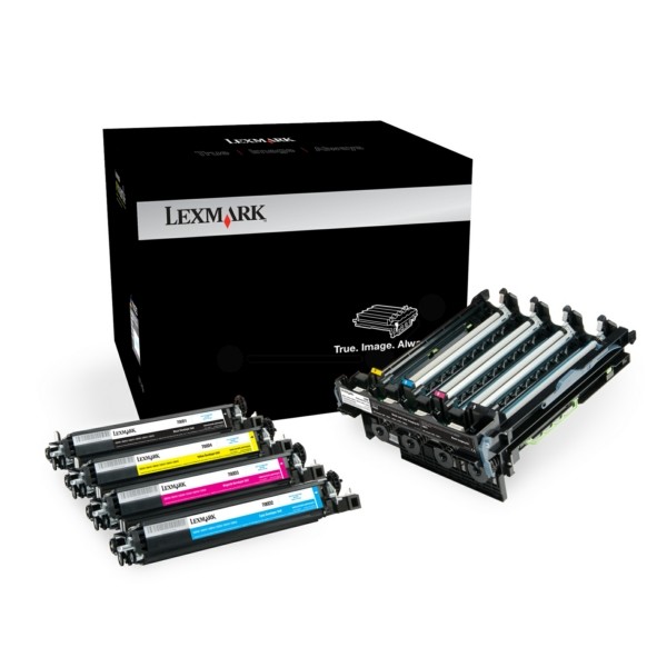 Original Lexmark 70C0Z50 / 700Z5 Belichtungseinheit black + color 40.000 Seiten