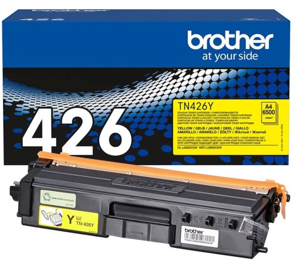 Original Brother TN-426Y Toner yellow 6.500 Seiten