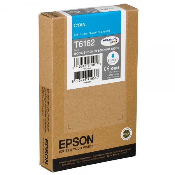 Original Epson C13T616200 / T6162 Tinte cyan 53 ml 3.500 Seiten