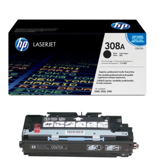 Original HP Q2670A / 308A Toner black 6.000 Seiten