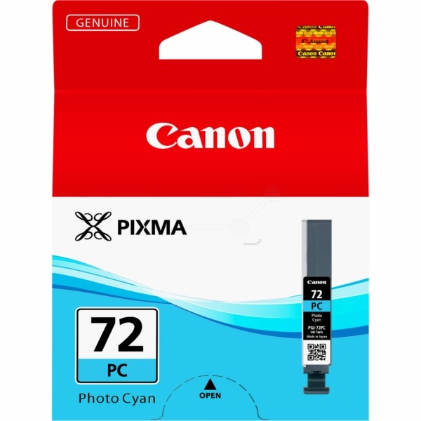 Original Canon 6407B001 / PGI-72 PC Tintenpatrone cyan hell 14 ml