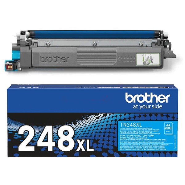 Original Brother TN-248XLC Toner cyan High-Capacity 2.300 Seiten
