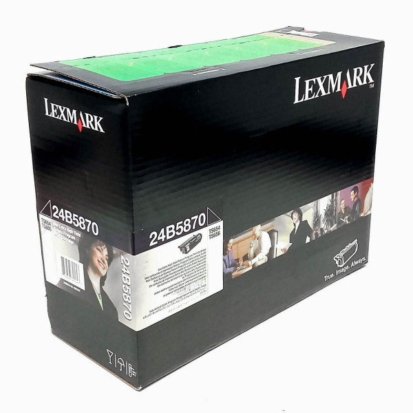 Original Lexmark 24B5870 Toner black 30.000 Seiten