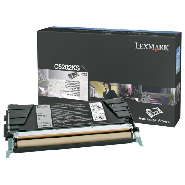 Original Lexmark C5202KS Toner-Kit schwarz 1.500 Seiten