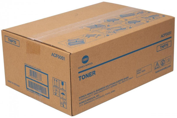 Original Konica Minolta ACF0051 / TNP-75 Toner black 20.000 Seiten