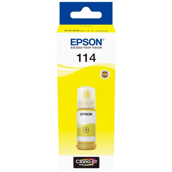 Original Epson C13T07B440 / 114 Tinte yellow 70 ml