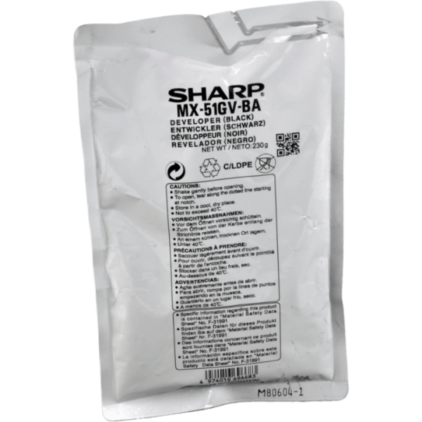 Original Sharp MX-51GVBA Entwickler black 150.000 Seiten