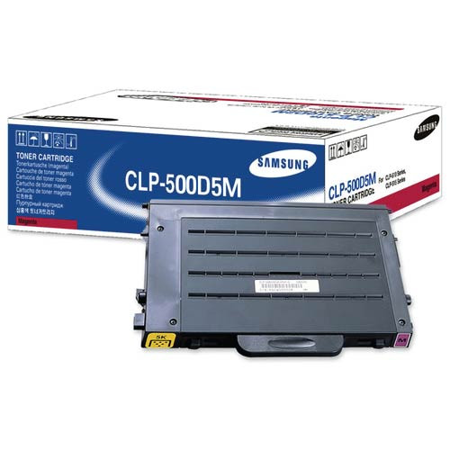 Original Samsung CLP-500D5M Toner magenta 5.000 Seiten