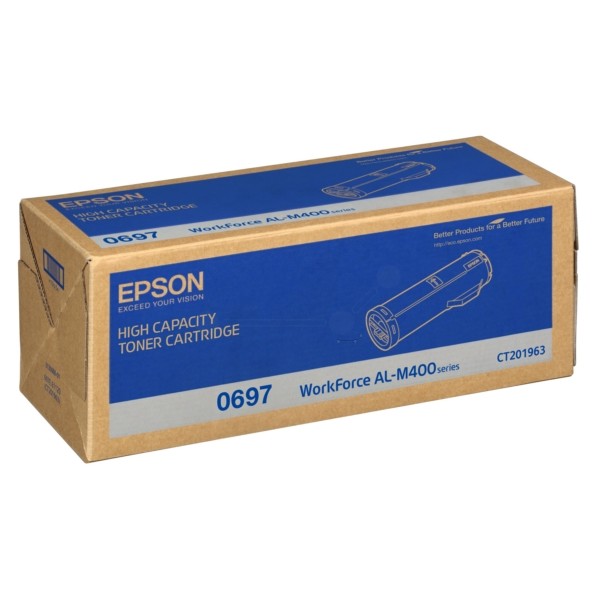 Original Epson C13S050697 / 0697 Toner-Kit schwarz 23.700 Seiten