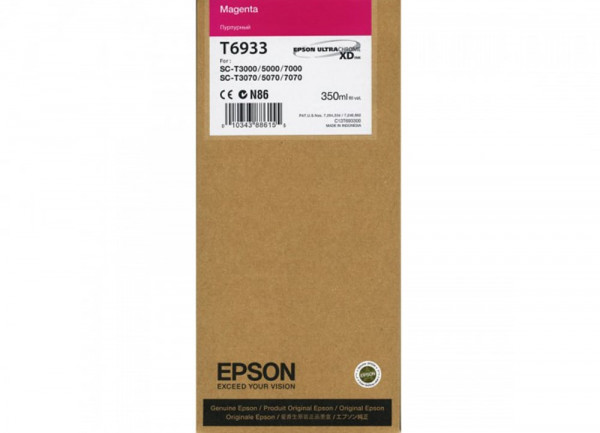Original Epson C13T693300 / T6933 Tinte magenta 350 ml