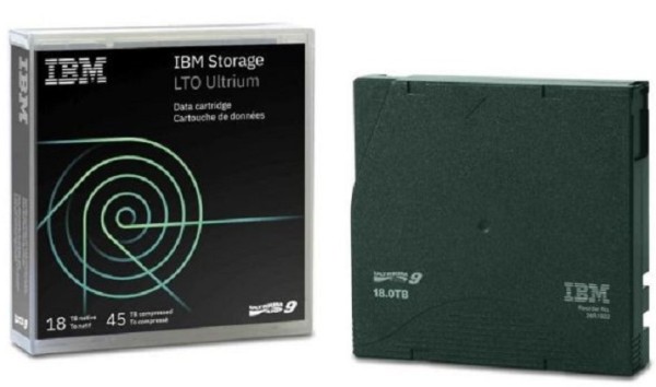 Original IBM 02XW568 , LTO9 / LTO Ultrium 9 , 18TB / 45TB Datenträger