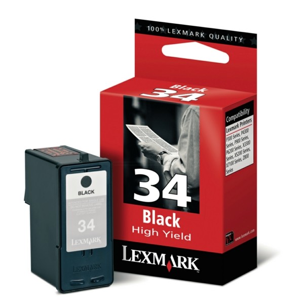 Original Lexmark 18C0034E / 34XL Tinte black 23,9 ml 475 Seiten