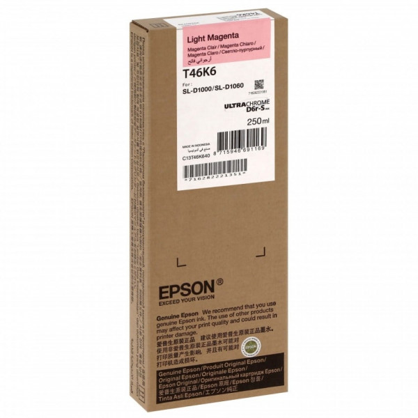 Original Epson C13T46K640 / T46K6 Tinte photo magenta 250 ml