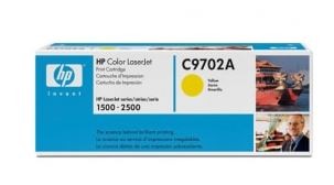 Original HP C9702A / 121A Toner yellow 4.000 Seiten