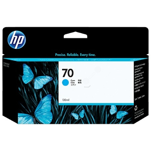 Original HP C9452A / 70 Tintenpatrone cyan 130 ml