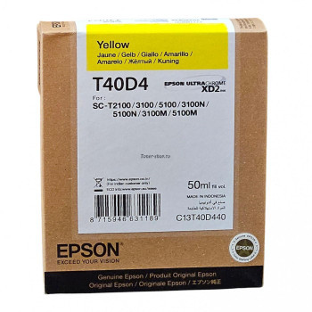 Original Epson C13T40D440 / T40 Tinte yellow 50 ml