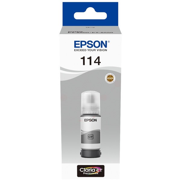 Original Epson C13T07B540 / 114 Tinte gray 70 ml