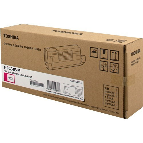 Original Toshiba 6A000001533 / T-FC34EM Toner magenta 11.500 Seiten