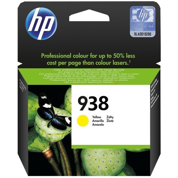 NEUOriginal HP 4S6X7PE / 938 Tinte yellow 800 Seiten