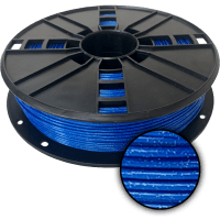 3D-Filament metallic PLA mit Glitzer blau 1.75mm 500g Spule