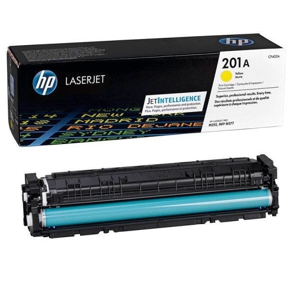 Original HP CF402A / 201A Toner yellow 1.400 Seiten