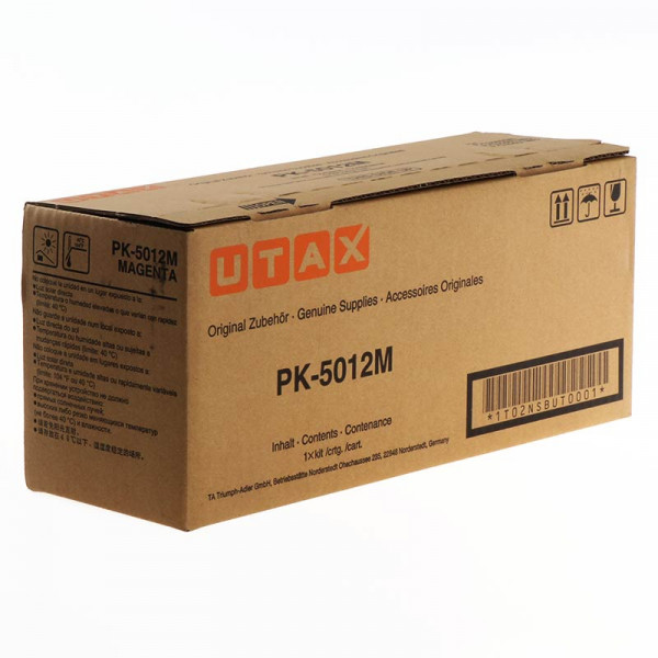 Original Utax 1T02NSBUT0 / PK-5012M Toner magenta 10.000 Seiten