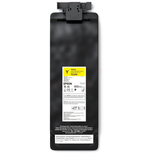 NEUOriginal Epson C13T51P400 / T51P4 Tinte yellow 800 ml