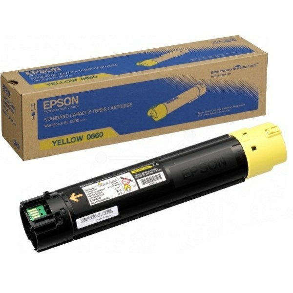 Original Epson C13S050660 / 0660 Toner-Kit gelb 7.500 Seiten