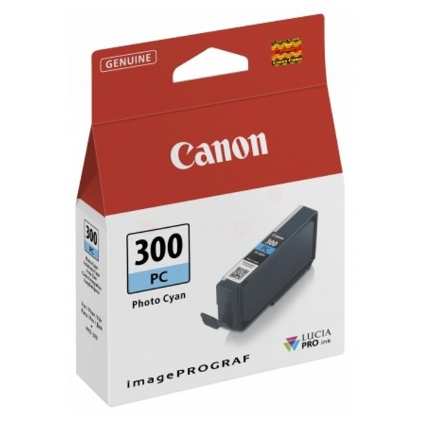 Original Canon 4197C001 / PFI-300 PC Tintenpatrone cyan hell 14,4 ml
