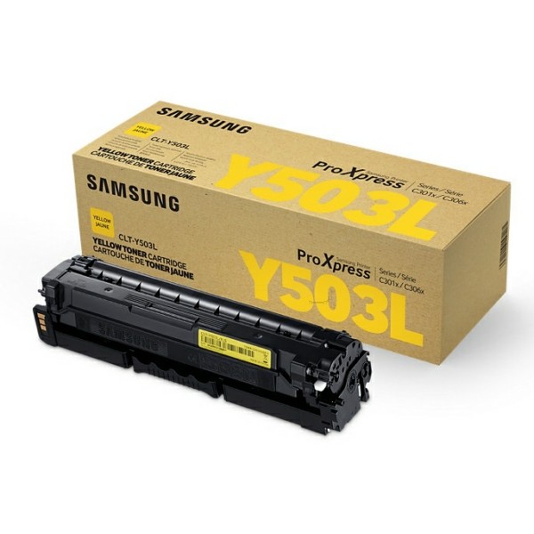 Original Samsung SU491A / CLT-Y503L Toner yellow 5.000 Seiten