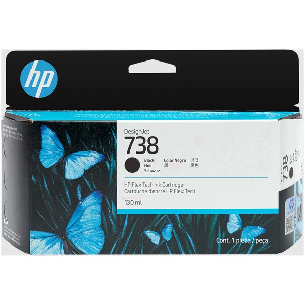 NEUOriginal HP 498N4A / 738 Tinte black 130 ml