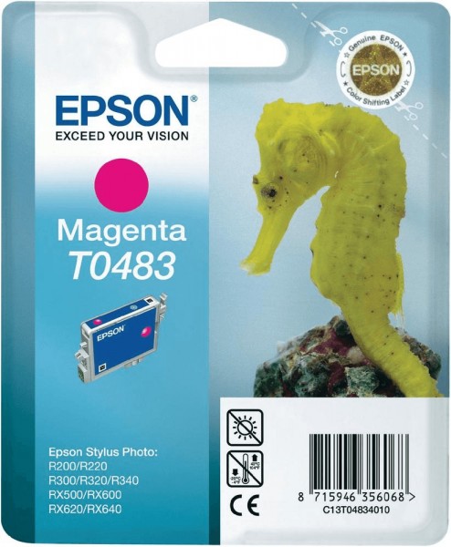 Original Epson C13T04834010 / T0483 Tinte magenta 13 ml 400 Seiten