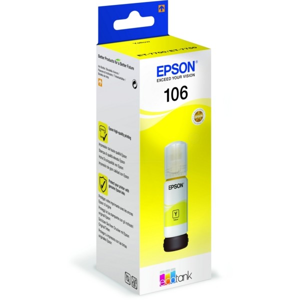 Original Epson C13T00R440 / 106 Tintenpatrone gelb 70 ml 5.000 Seiten