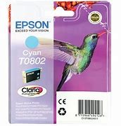 Original Epson C13T08024011 / T0802 Tinte cyan 7,4 ml 435 Seiten