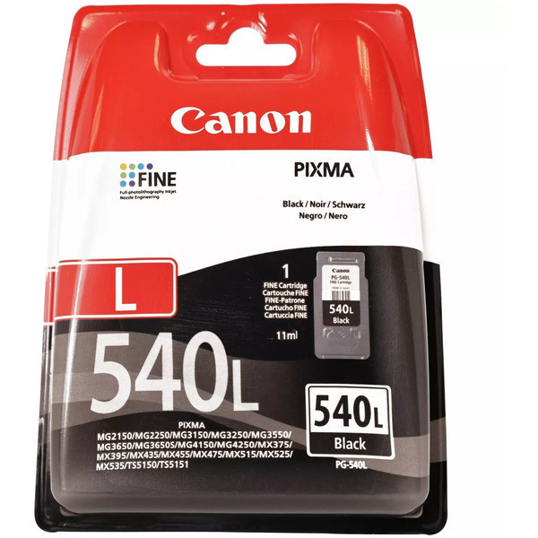 Original Canon 5224B001 / PG-540L Tinte black pigmentiert 11 ml 300 Seiten