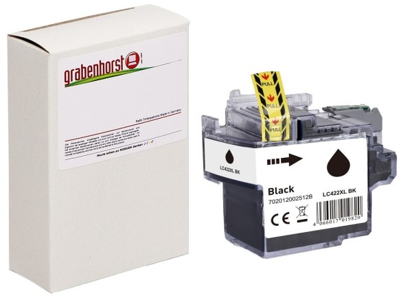 Alternativ Brother LC-422XLBK Tinte black 69 ml 3.000 Seiten