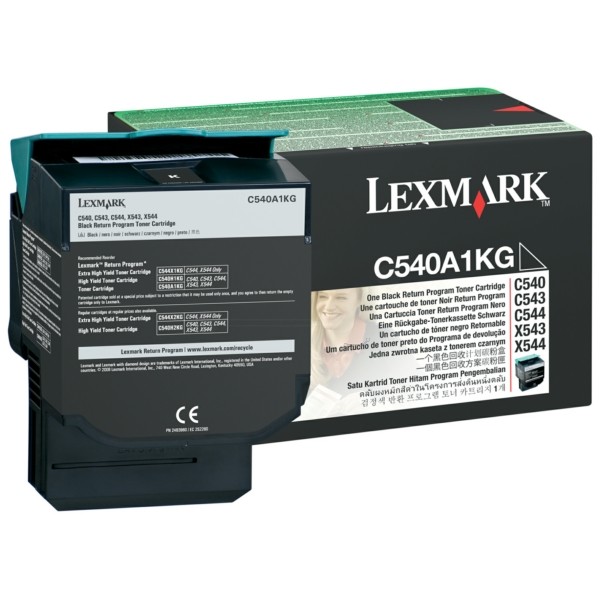 Original Lexmark C540A1KG Toner schwarz return program 1.000 Seiten