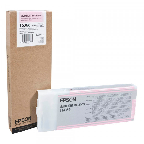 Original Epson C13T606600 / T6066 Tinte photo magenta 220 ml