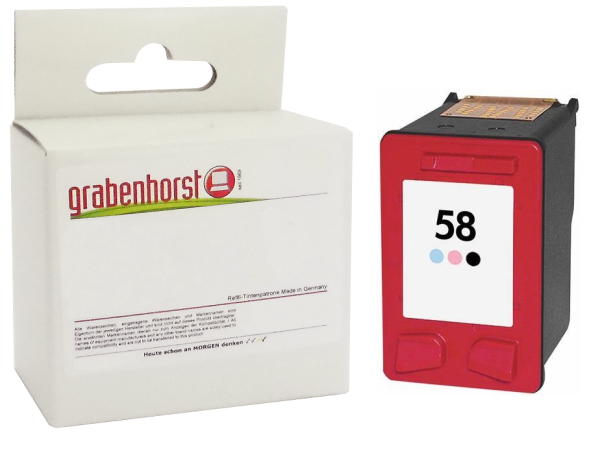 Alternativ HP C6658AE / 58 Tinte photo color 140 Seiten