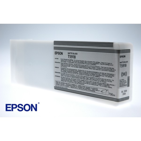 Original Epson C13T591800 / T5918 Tintenpatrone schwarz matt 700 ml