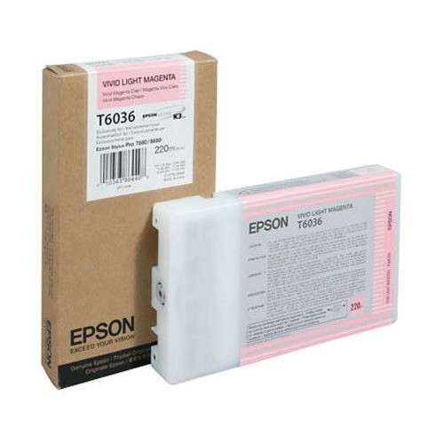 Original Epson C13T603600 / T6036 Tinte magenta hell 220 ml