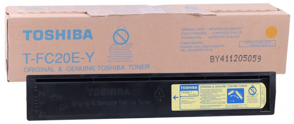 Original Toshiba 6AJ00000070 / T-FC20EY Toner yellow 16.800 Seiten