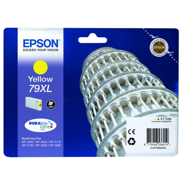 Original Epson C13T79044010 / 79XL Tintenpatrone gelb 17,1 ml 2.000 Seiten