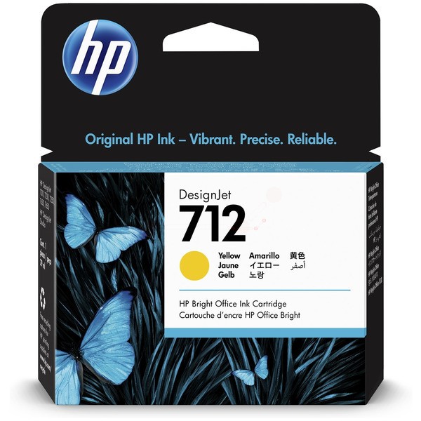 Original HP 3ED69A / 712 Tinte yellow 29 ml