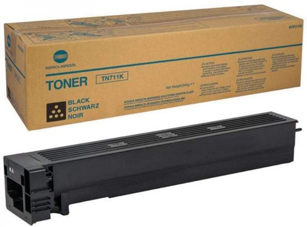Original Konica Minolta A3VU150 / TN-711K Toner black 47.200 Seiten