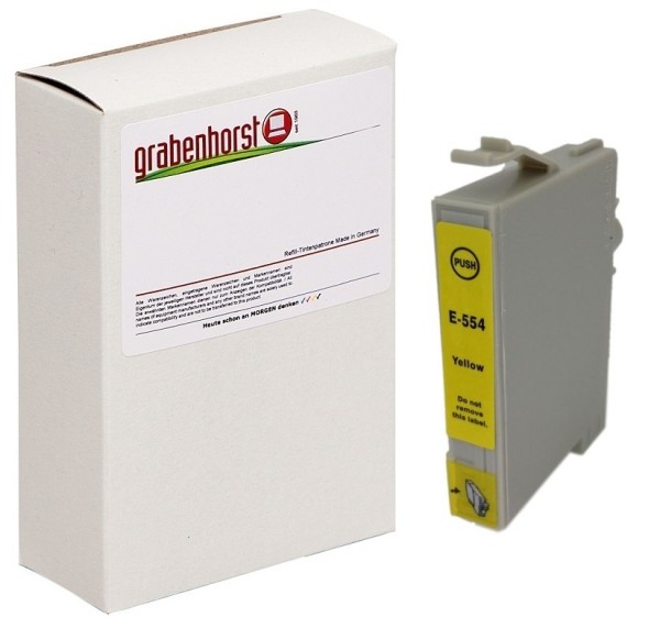 Alternativ Epson C13T05544010 / T0554 Tinte yellow 300 Seiten