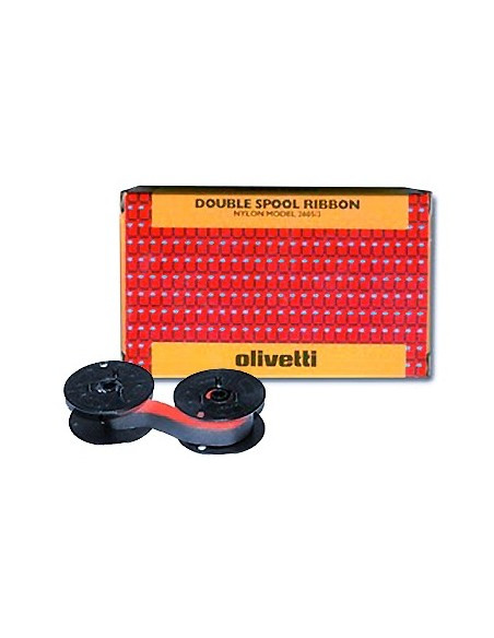 Original Olivetti 80406 Nylonband schwarz-rot