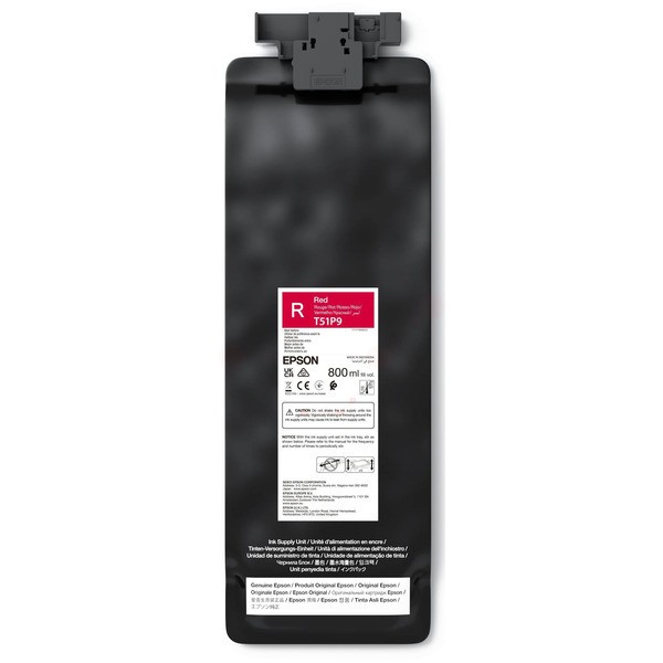 NEUOriginal Epson C13T51P900 / T51P9 Tinte rot 800 ml