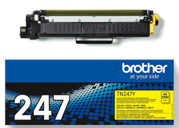 Original Brother TN-247Y Toner yellow 2.300 Seiten