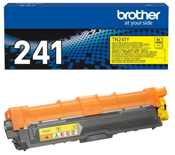 Original Brother TN-241Y Toner yellow 1.400 Seiten